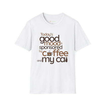 Coffee & Cats Kind of Day – Funny Cat Lover T-Shirt for Caffeine Addicts