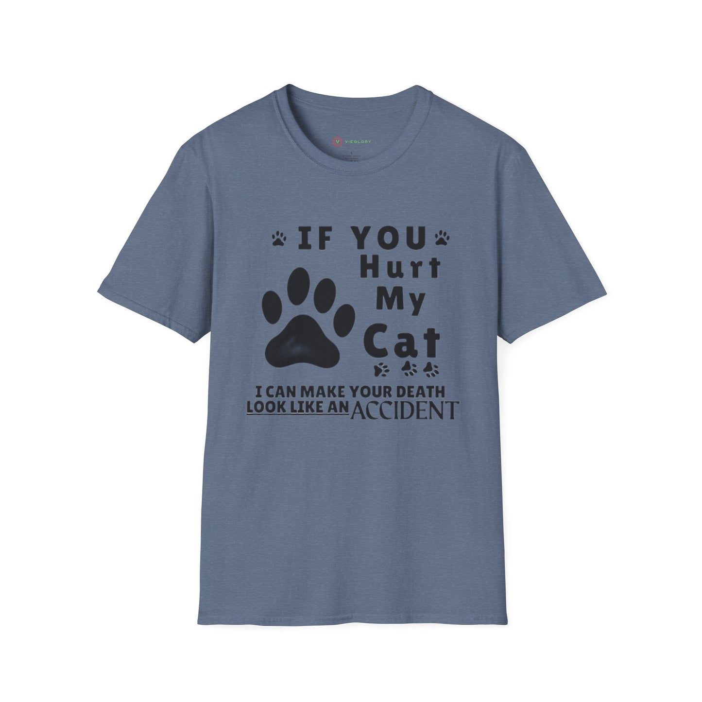 “If You Hurt My Cat” Funny Cat Lover Tee | Hilarious Threat Shirt for Fierce Pet Parents