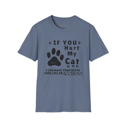 “If You Hurt My Cat” Funny Cat Lover Tee | Hilarious Threat Shirt for Fierce Pet Parents