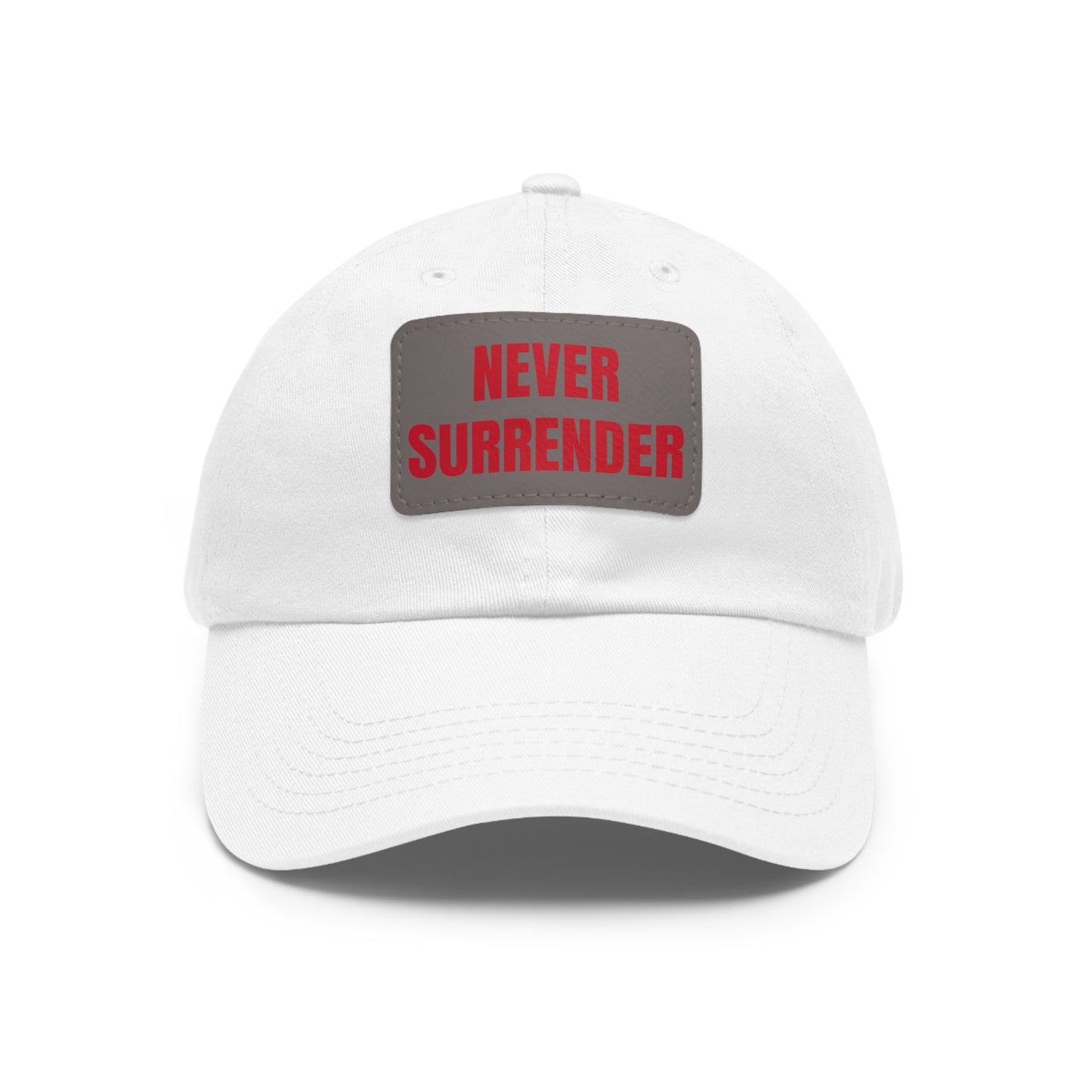 🔥 Never Surrender Warrior Cap 💪 - Red Hot Motivation Headgear