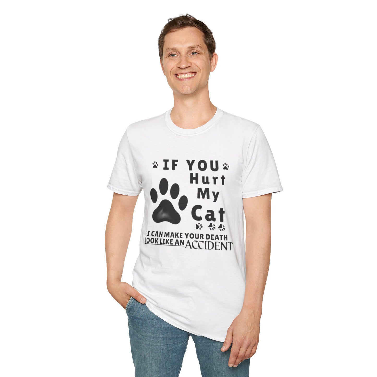 “If You Hurt My Cat” Funny Cat Lover Tee | Hilarious Threat Shirt for Fierce Pet Parents
