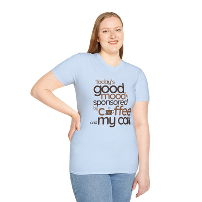 Coffee & Cats Kind of Day – Funny Cat Lover T-Shirt for Caffeine Addicts