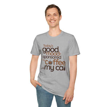 Coffee & Cats Kind of Day – Funny Cat Lover T-Shirt for Caffeine Addicts