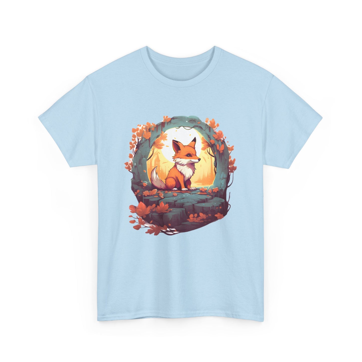 Whispering Grove Fox Tee: Where Magic Meets Comfort 🌲🌙