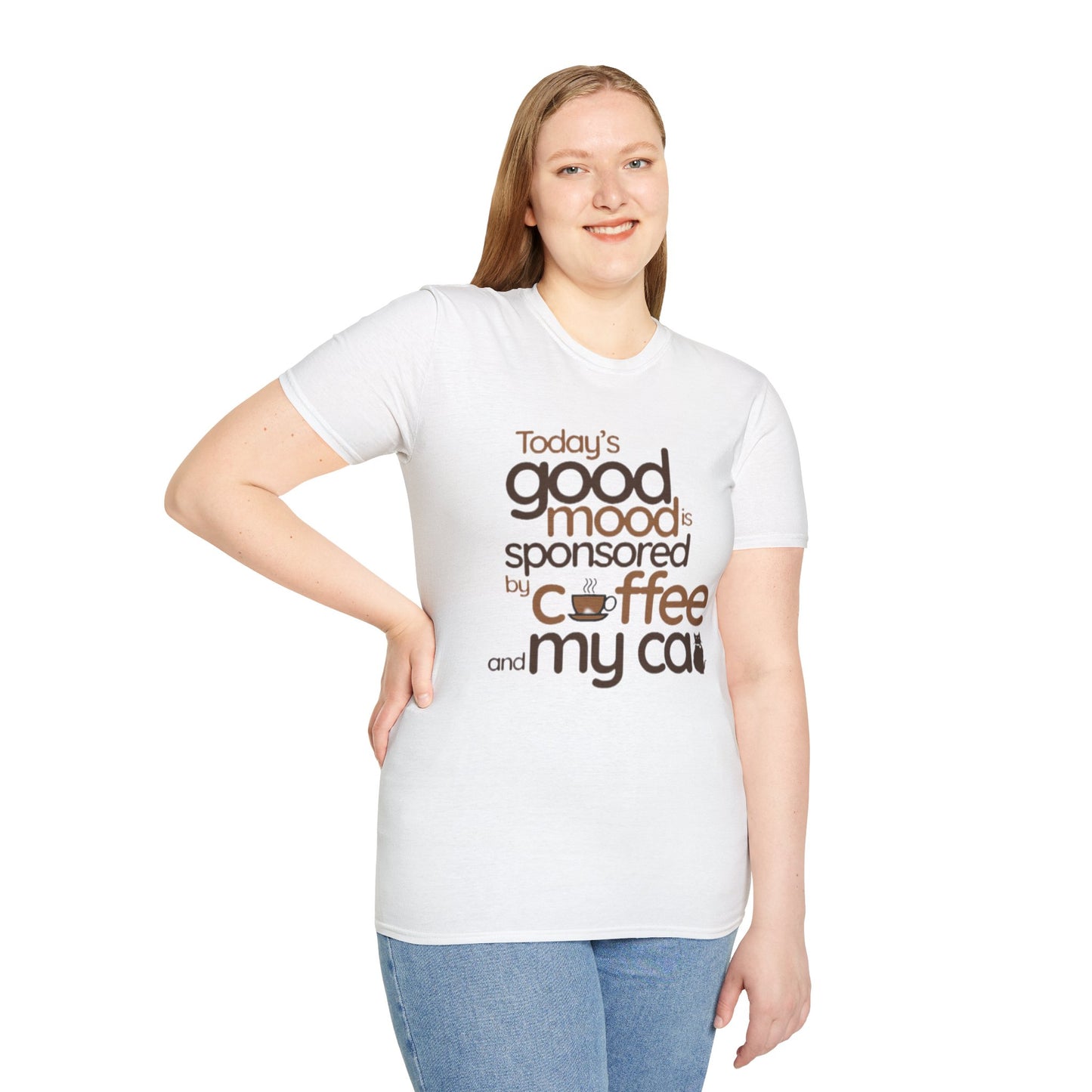 Coffee & Cats Kind of Day – Funny Cat Lover T-Shirt for Caffeine Addicts