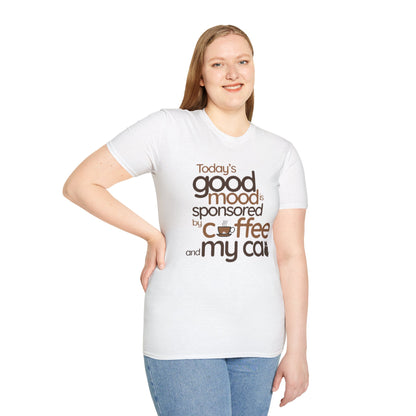 Coffee & Cats Kind of Day – Funny Cat Lover T-Shirt for Caffeine Addicts