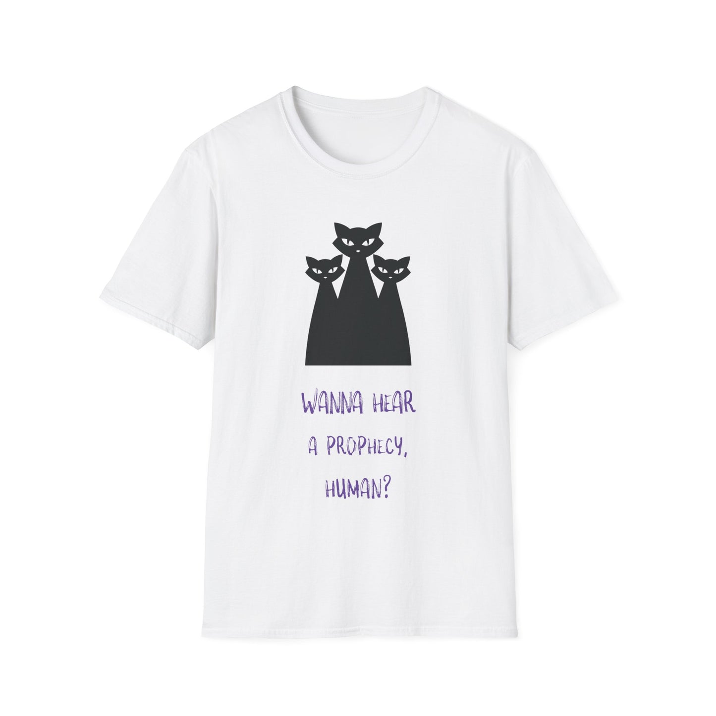 🔮 Mystic Prophecy Cats T-Shirt – Witchy, Spooky & Purrfectly Mysterious 🐈‍⬛