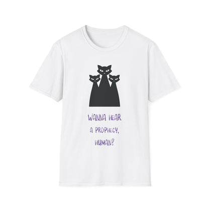 🔮 Mystic Prophecy Cats T-Shirt – Witchy, Spooky & Purrfectly Mysterious 🐈‍⬛