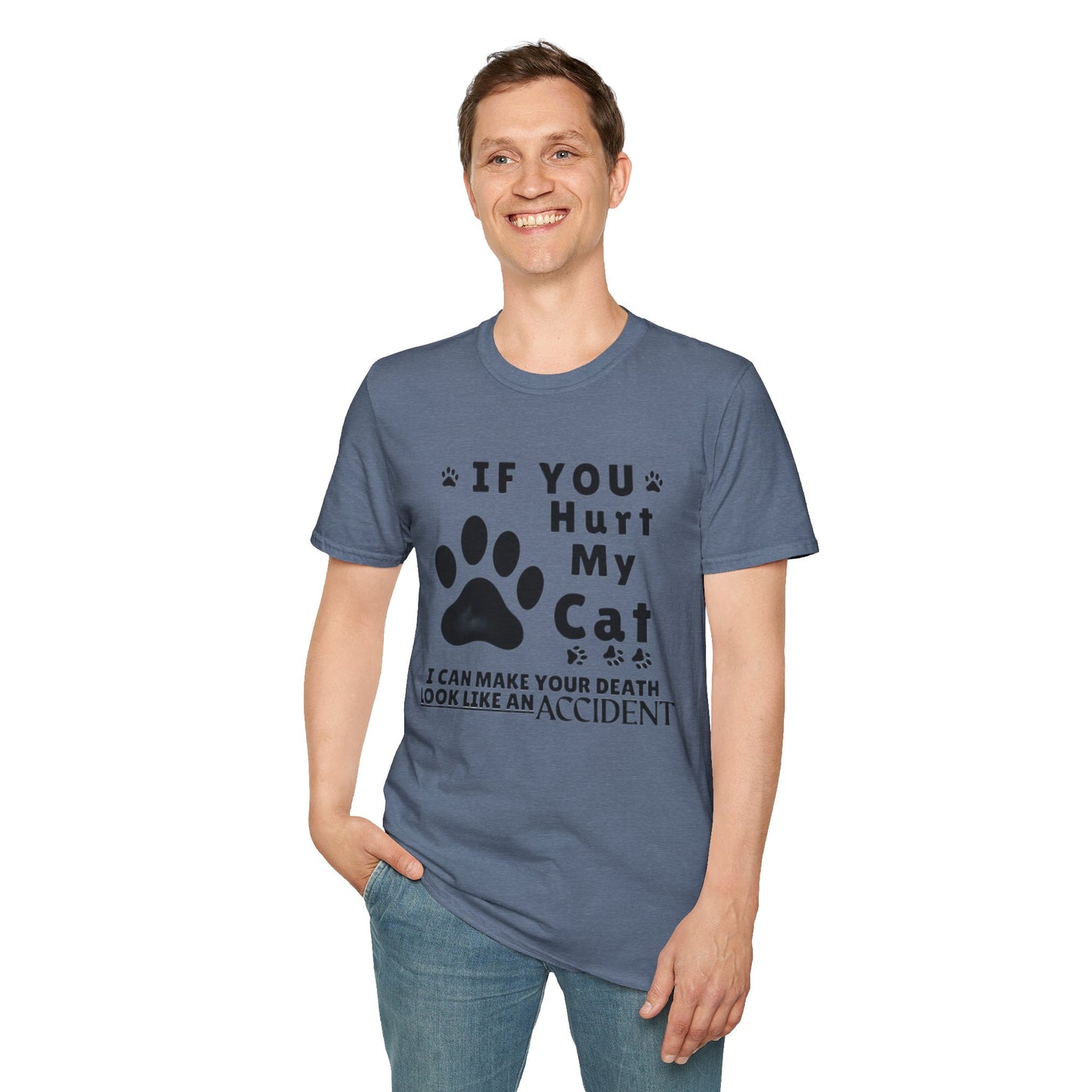 “If You Hurt My Cat” Funny Cat Lover Tee | Hilarious Threat Shirt for Fierce Pet Parents