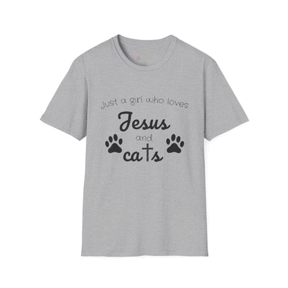 Jesus & Cats Christian Cat Lover Tee | Unique Faith & Feline Gift