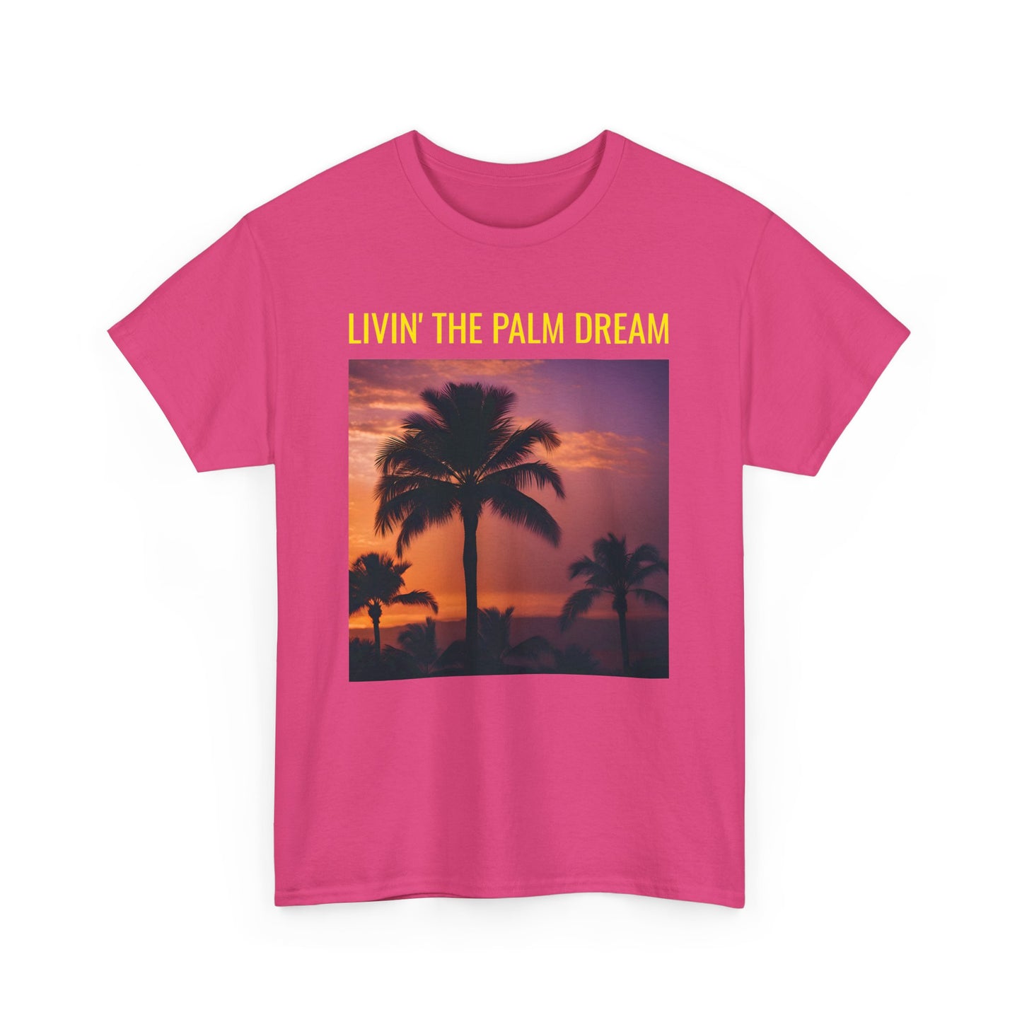 Tropical Sunset Palm Tree Tee 🌅👕