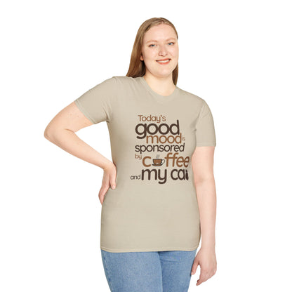 Coffee & Cats Kind of Day – Funny Cat Lover T-Shirt for Caffeine Addicts