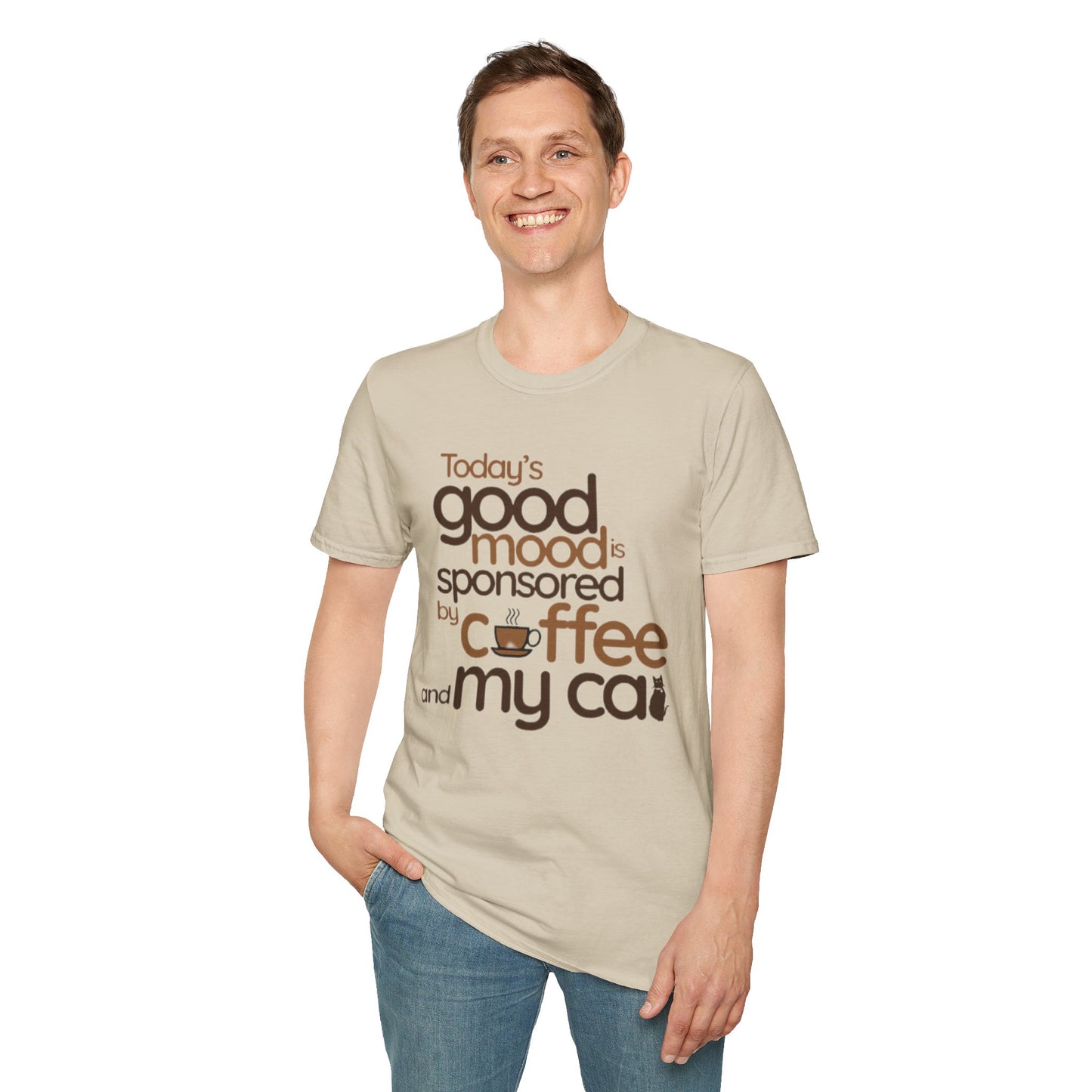 Coffee & Cats Kind of Day – Funny Cat Lover T-Shirt for Caffeine Addicts