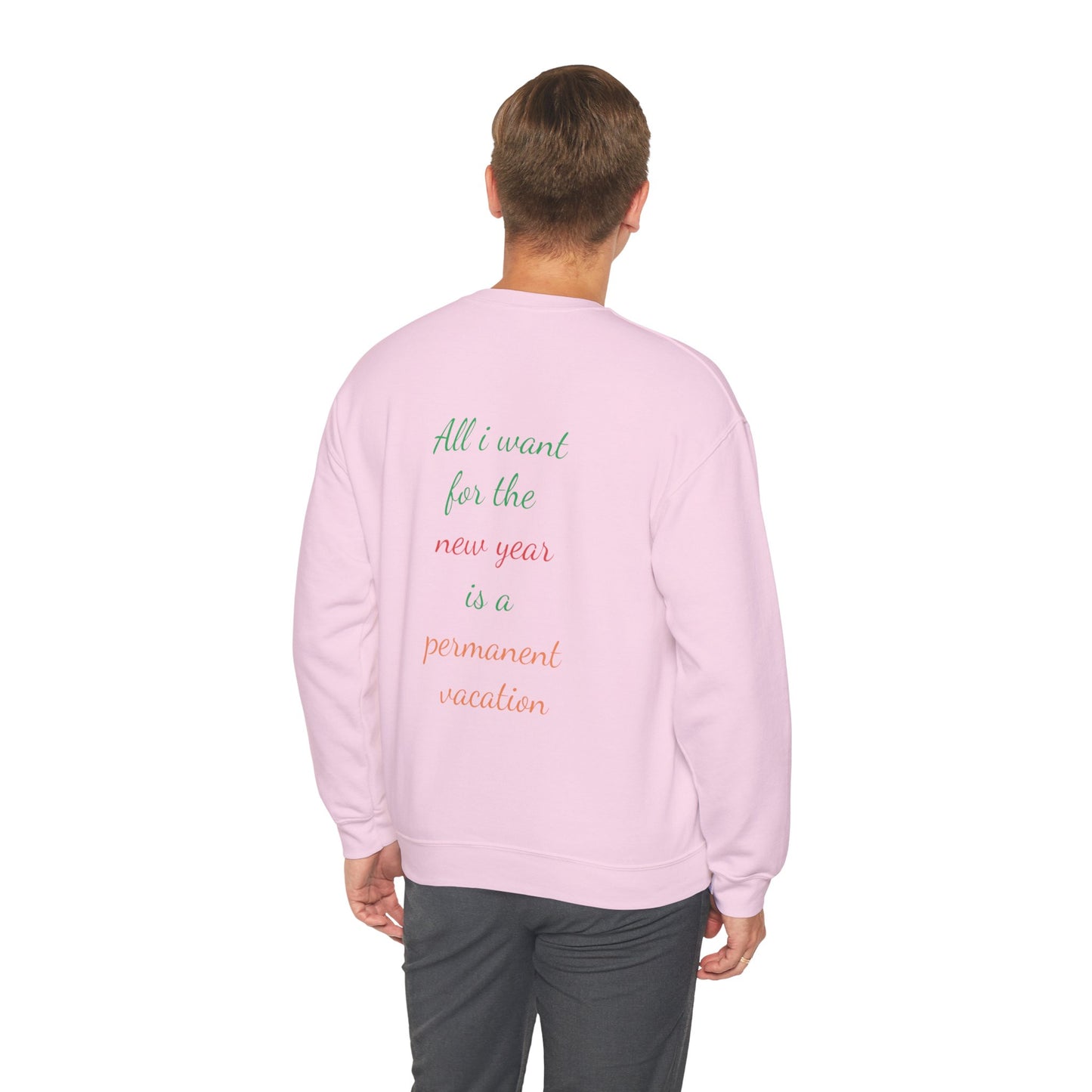 Holiday Lazy Season Unisex Crewneck Sweatshirt