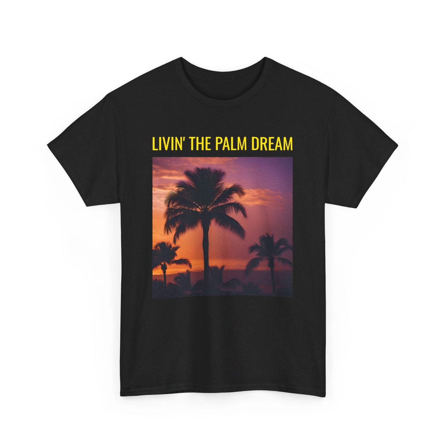 Tropical Sunset Palm Tree Tee 🌅👕