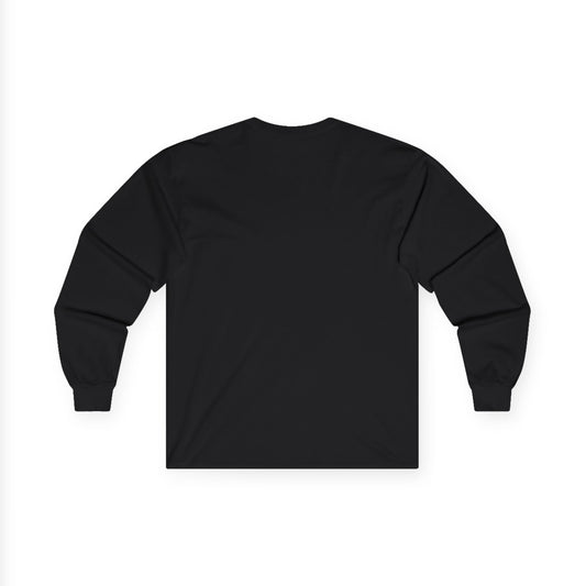Moonlit Guardian Long Sleeve Tee | Gothic Cat & Raven 🌙🐈‍⬛