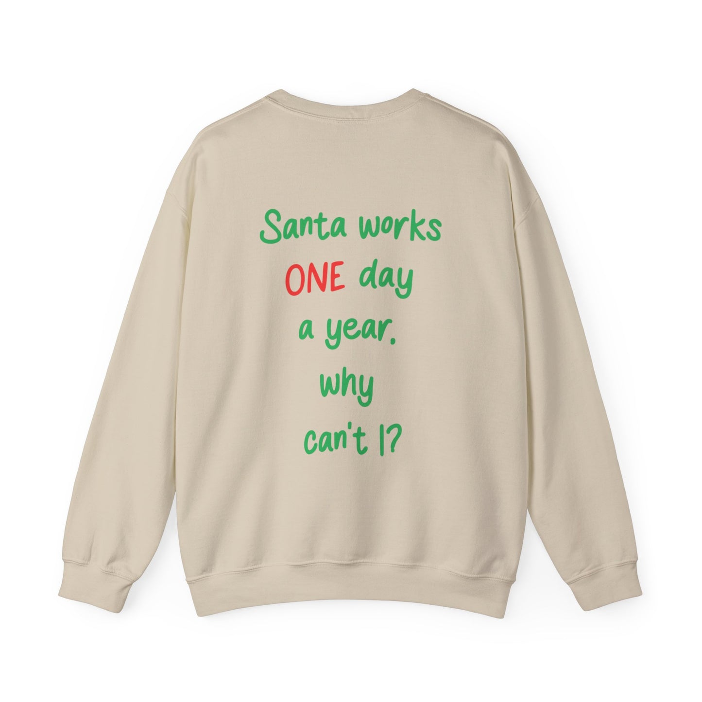 Ho Ho No! Funny Holiday Crewneck Sweatshirt