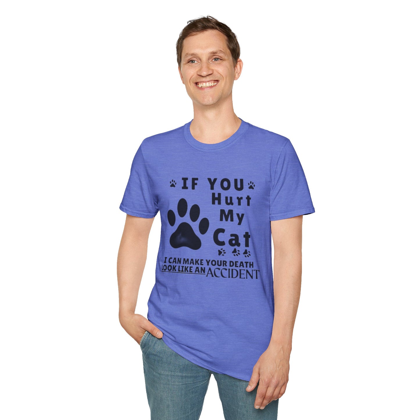 “If You Hurt My Cat” Funny Cat Lover Tee | Hilarious Threat Shirt for Fierce Pet Parents