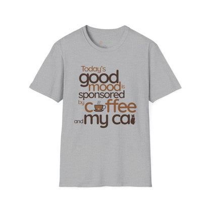 Coffee & Cats Kind of Day – Funny Cat Lover T-Shirt for Caffeine Addicts