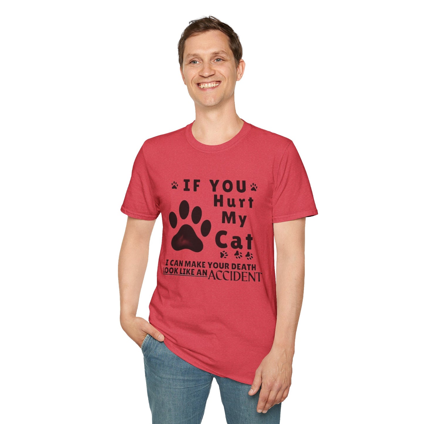 “If You Hurt My Cat” Funny Cat Lover Tee | Hilarious Threat Shirt for Fierce Pet Parents