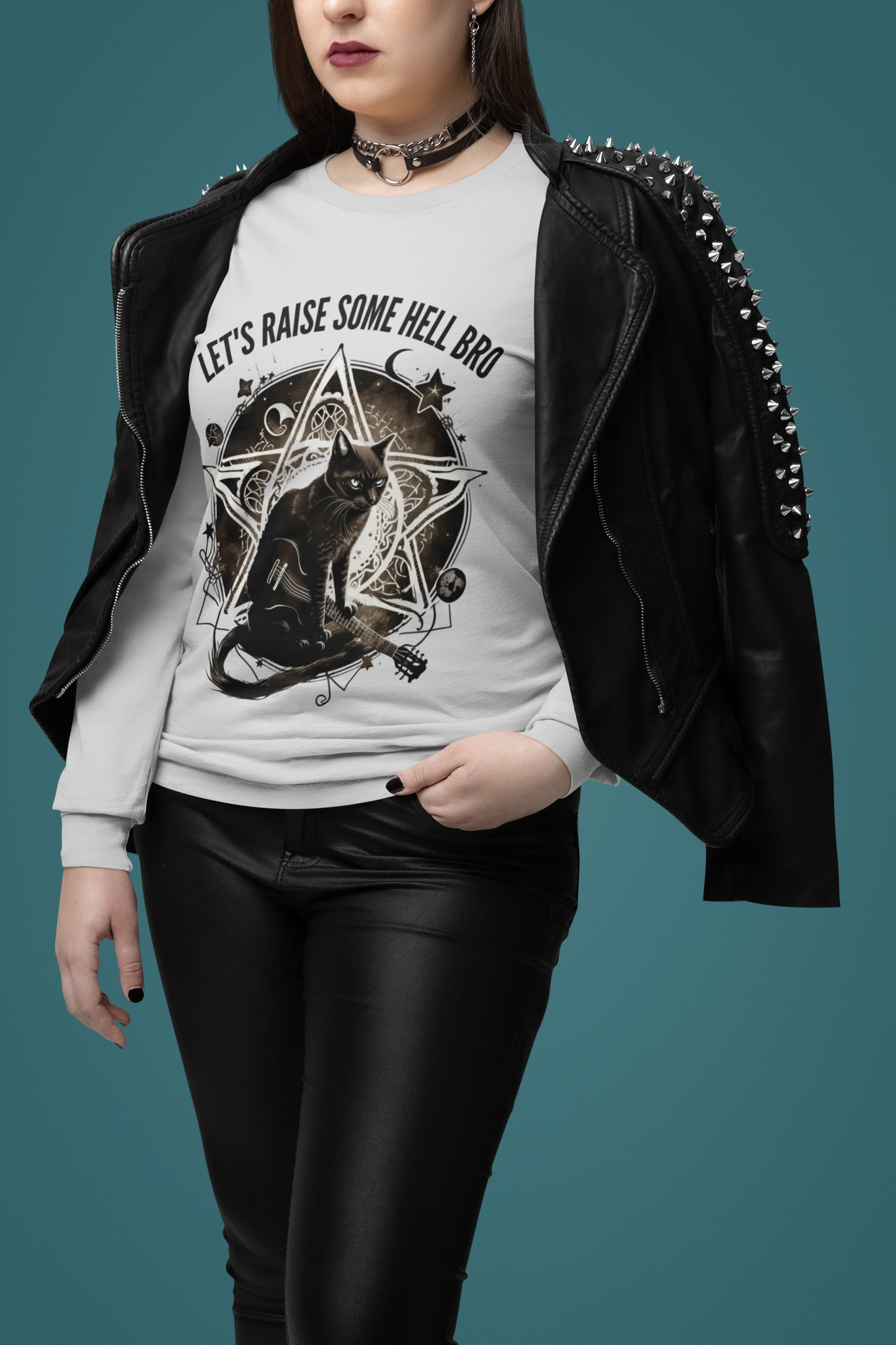 Rock Royalty: Purrfect Performance Long Sleeve Tee