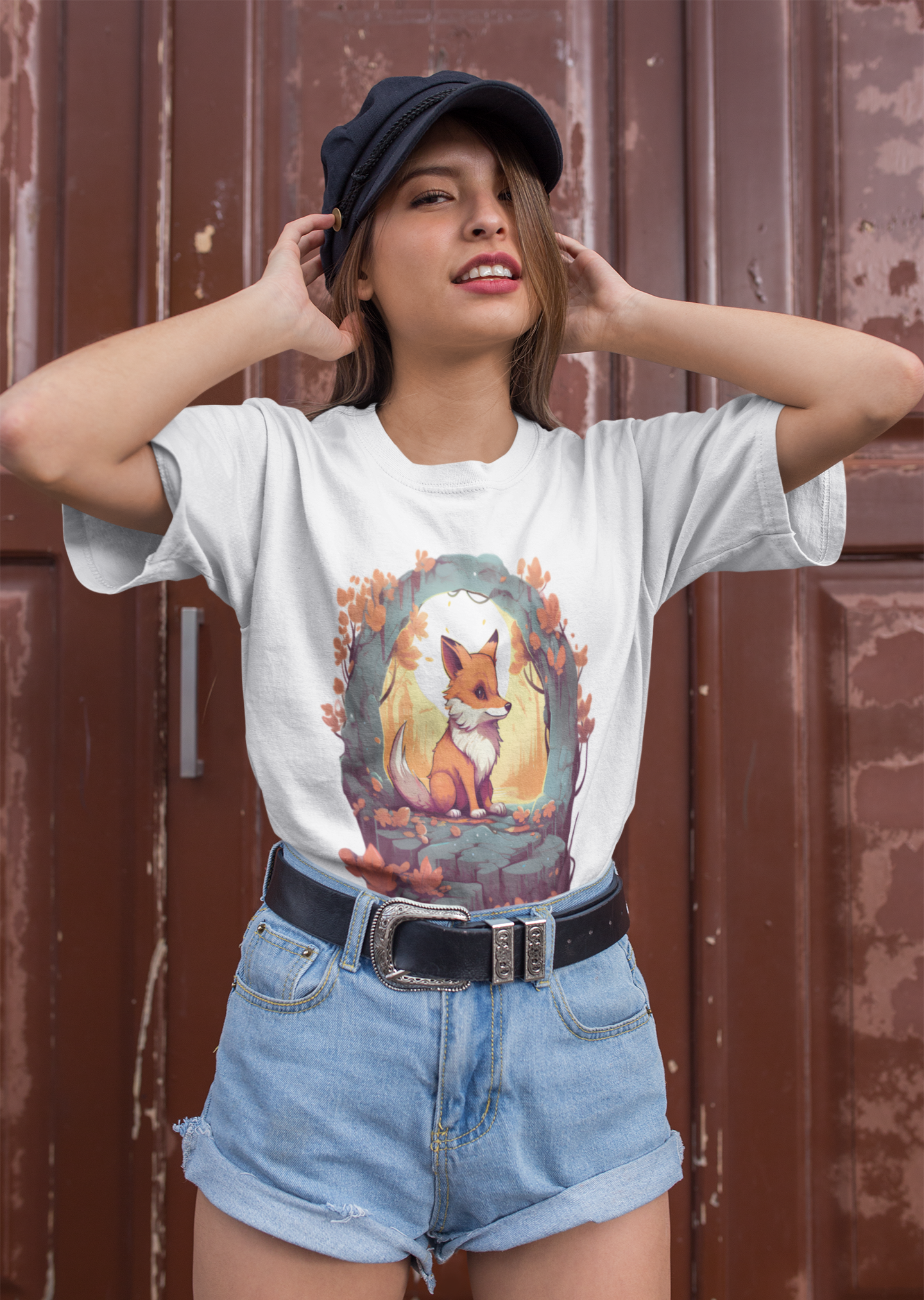 Whispering Grove Fox Tee: Where Magic Meets Comfort 🌲🌙