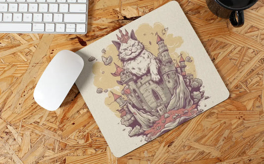 🌟 Majestic Cat King Mousepad 🐱 | Durable Foam | Smooth Glide | Free Shipping 🚚